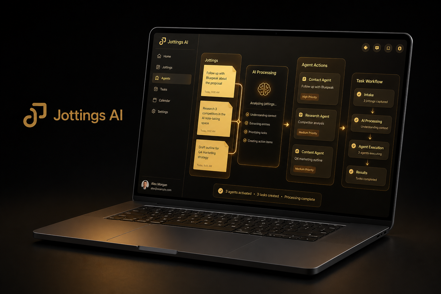 Jottings AI preview